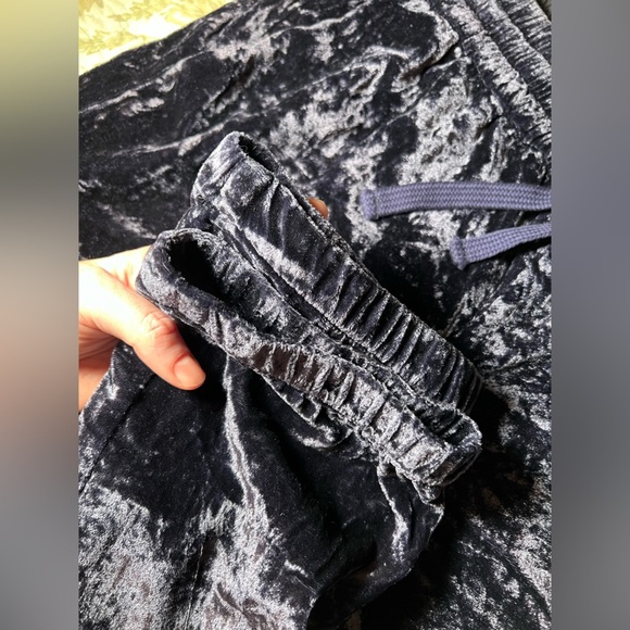 J Crew Crushed Velvet Velour Pants Joggers, size 4 RetroGlam - Picture 5 of 12